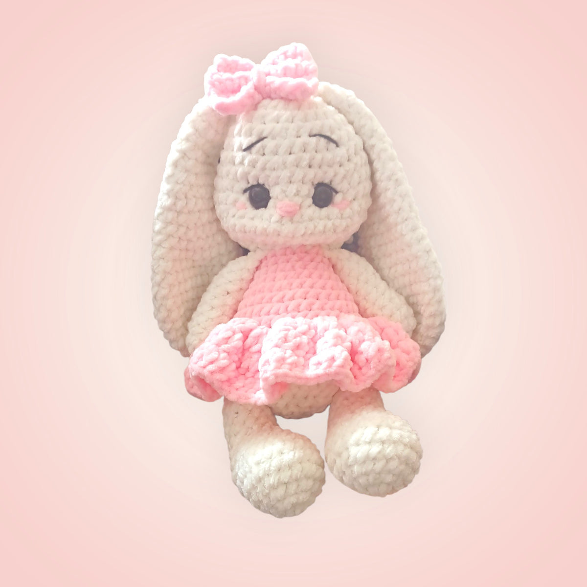 Pink Large Bunny Toy(Soft) 35cm