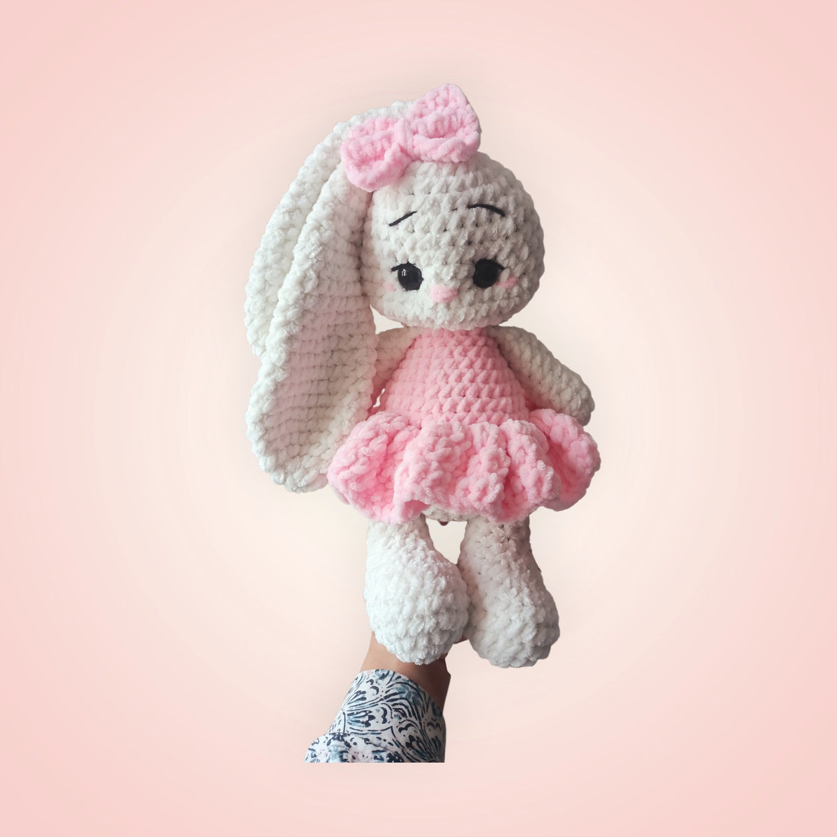 Pink Large Bunny Toy(Soft) 35cm
